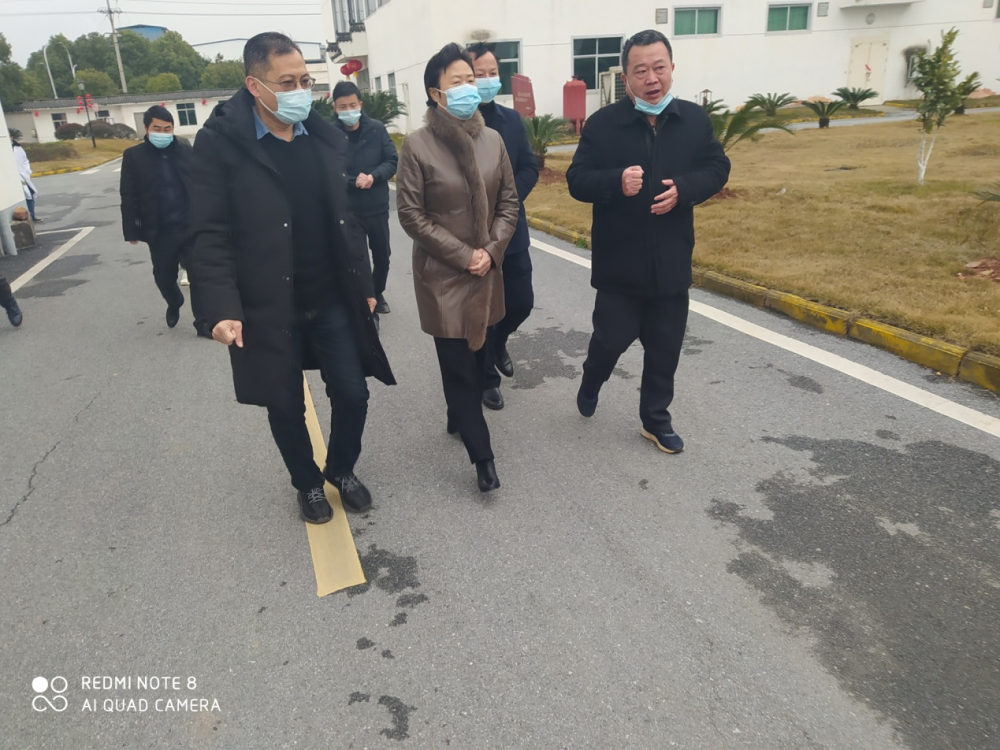 中共永丰县委书记邹卫梅莅临Ag亚洲集团集团视察复工复产事情